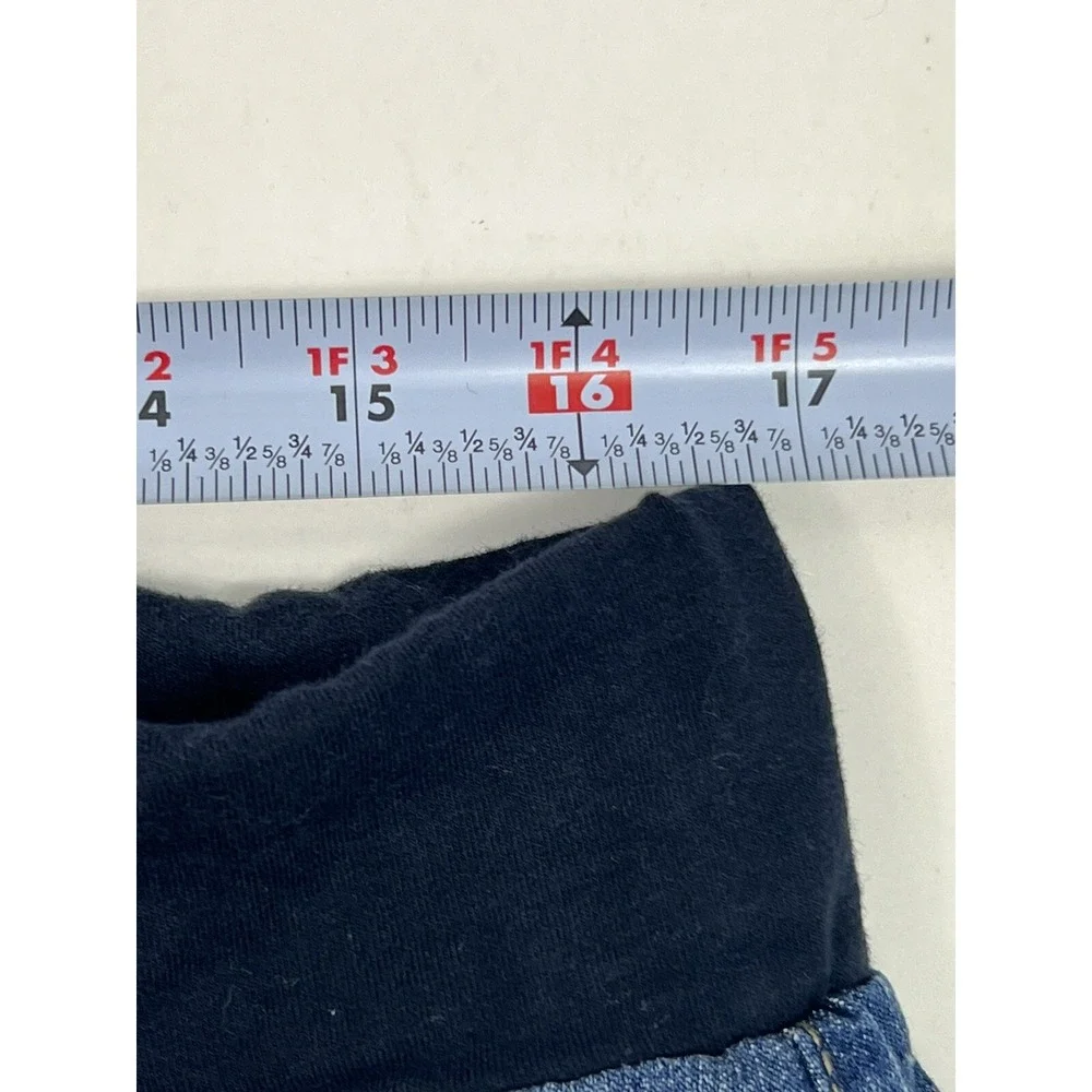 Planet Motherhood Maternity Shorts Women's Sz XL (16/18) Blue 5‎ Pocket